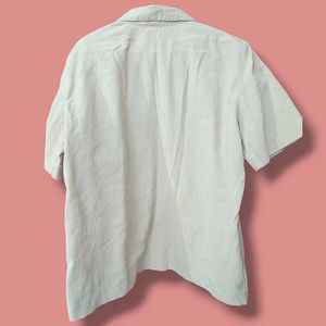 Embroidered Button-Up Shirt