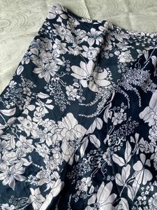 Floral Print A-Line Skirt