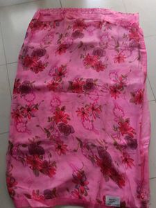 🆕 Flower 🌺 Saree With Blouse Peace