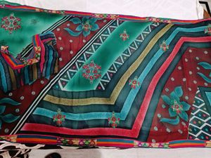 🇳🇿💫🎀Stunning Teal &amp; Red Saree