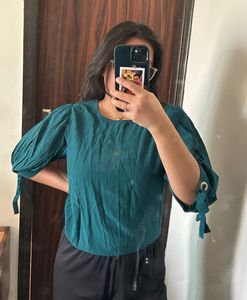 Promod Emerald Green formal Top