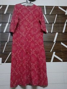 pink gown