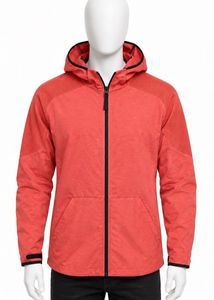 under Armour Men's Red Hooded Zip-Up Jacket