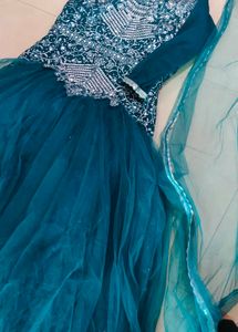 Stunning Teal gown