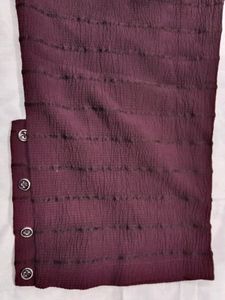 Burgundy Two-Piece Set