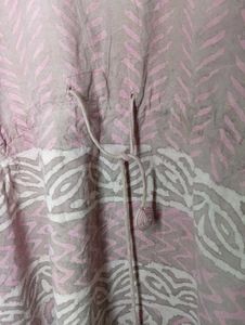 Stylish Pink Printed Kaftan Top