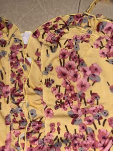 Floral Print Ruffle Camisole Top