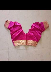 Elegant Pink Banarasi Silk Saree with Gold Weave