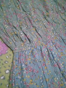 Floral Smocked Waist Dress