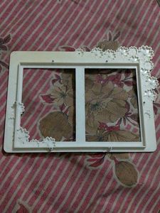White Double Photo Frame
