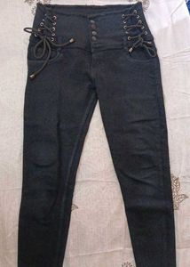 Black straight leg jeans 👖