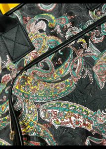 Paisley Print Handbag