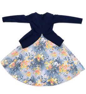 Adorable Floral Pre winter Dress for Girls