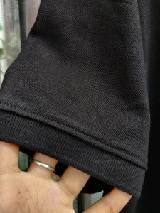 BLACK POLO TSHIRT