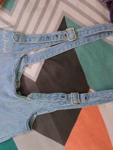 Denim Pinafore Dress