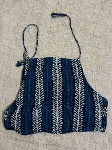 Bohemian Print Halter Neck Blouse