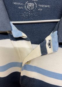 Men's Striped Polo Shirt