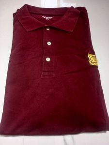 Men's maroon Polo T-Shirt
