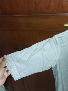 Light grey long kurti