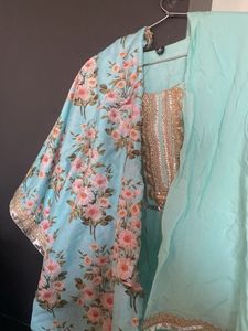 kurta pallazo duppta (pure mul gotta)