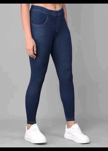 Blue Denim Jeggings