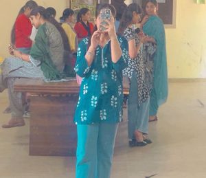 Beautiful Blue Printed Kurta