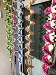 Handmade Crochet Spiral Wind Spinner