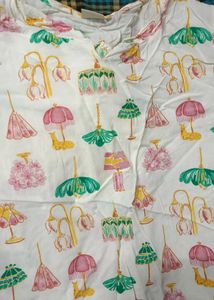 Cute Umbrella Print cord set
