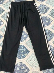 Black trousers with White Stripes
