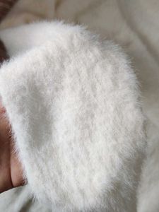 Shein Cozy White Fuzzy Sweater
