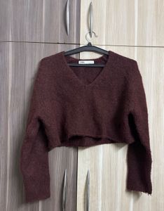 ZARA Cropped Sweater