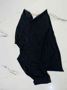 Black Flame Graphic Crop Top