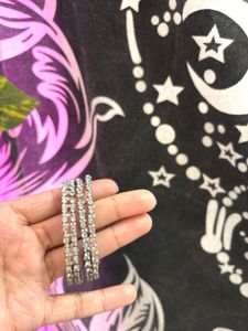 Sparkling Rhinestone Bangle Set