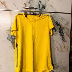 HRX Yellow T-Shirt