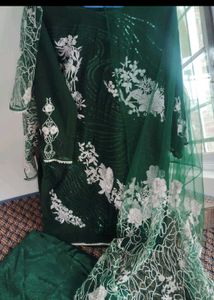 Beautiful Green Kurta Set with Dupatta