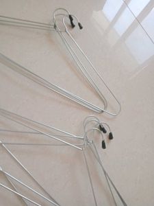 Set of 5 Vintage Metal Clothes Hangers