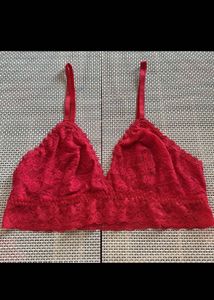 H&amp;M Lace Bralette - Red