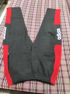 Gray &amp; Red Joggers
