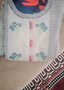 Blue Heavy Kurti