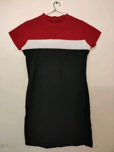 Strips T-shirt Dress