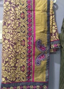 Embroidered Silk Saree