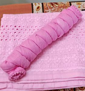 Elegant Pink Chikankari plazzo