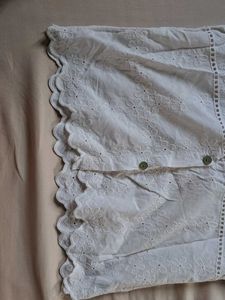White Eyelet Blouse