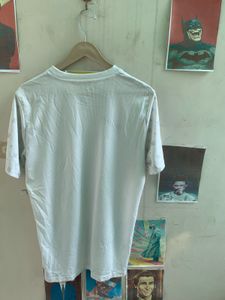 Nike White Pattern T-Shirt (T528)