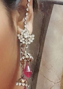 Boho Mirror Jhumka Earrings