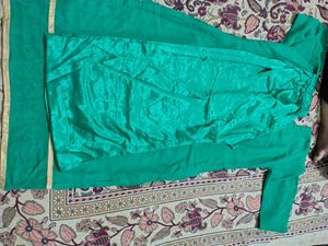 Green Suit With Plazo