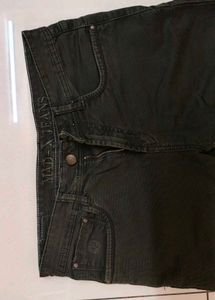 MAD-X Men's Black Olive Slim Fit Jeans