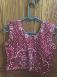 Embellished Silk Blouse