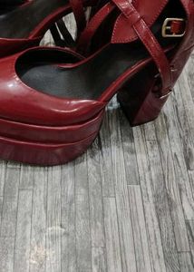 Stylish Burgundy Heels