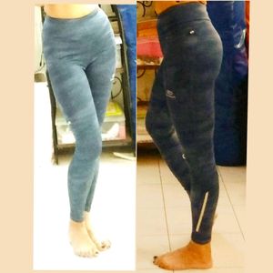 Decathlon high waist warm brushed fleece gym